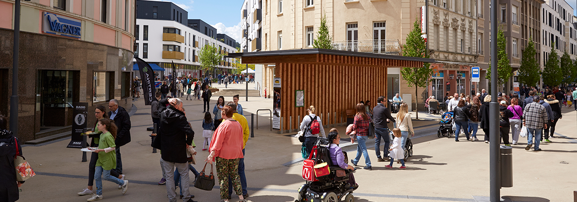 Shared Space Avenue Grande-Duchesse Charlotte