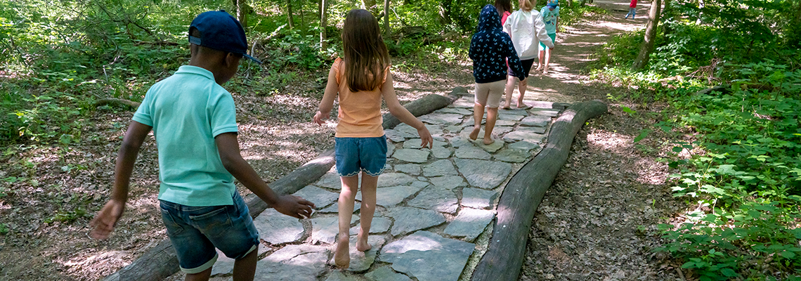 Chemin sensoriel Parc Le'h